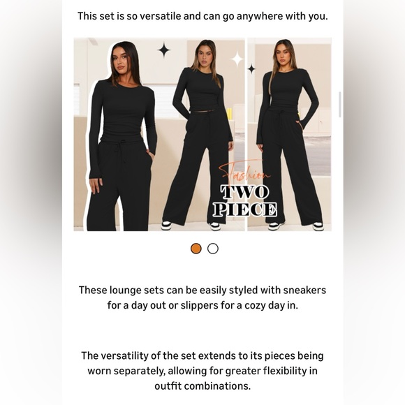 NWT 2 Piece Lounge Set - Picture 5 of 10